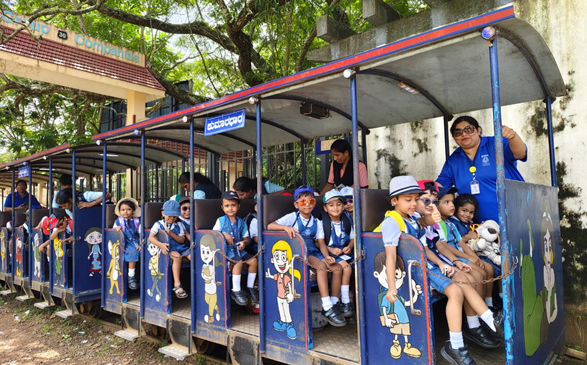Our little Montessori stars had a joyful day at Kadri Park